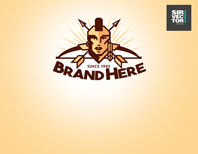 MOHICAN WARRIOR WITH BOW AND ARROWS :: LOGO FOR SALE ::