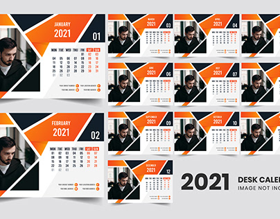 desk calendar 2021
