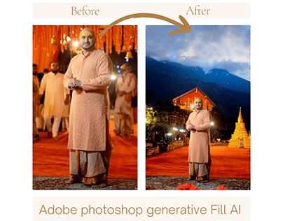 Adobe Photoshop generate fill AI