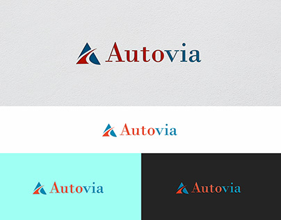 Auto via Logo design