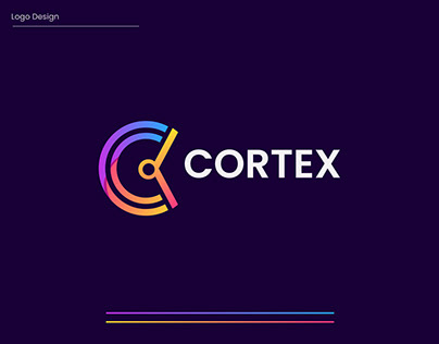 Letter C Logo design, Branding Logo, Cortex Logo
