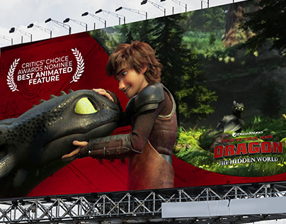 HOW TO TRAIN YOUR DRAGON - Billboard Designs