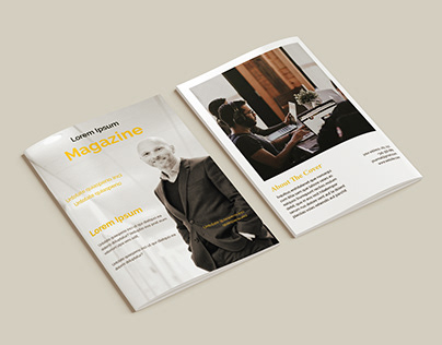 Free Download 14 Page Magazine Template