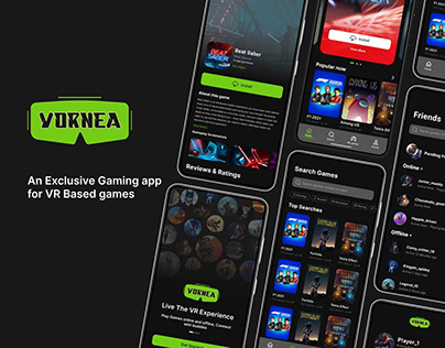 Vornea - Gaming app UI