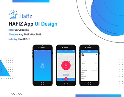 UI Design Mobile HealthTech App - HAFIZ App