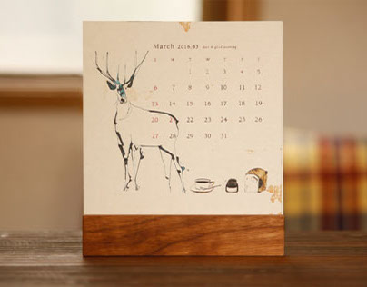 Jun Sasaki　Desk Calendar 2016