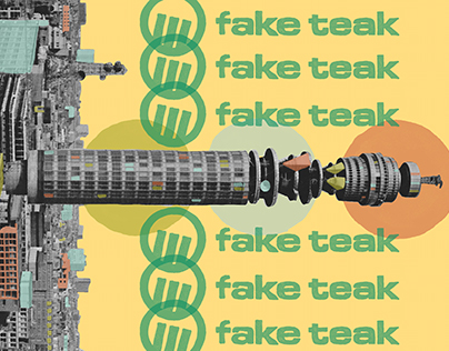 Post Office Tower single cover for Fake Teak