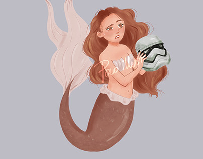 A Mermaid in the Star Wars Universe