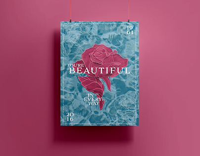 You're Beautiful Poster Design