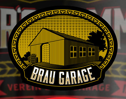 Brau Garage Label Design