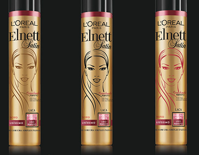 Design/branding/of the new Elnett/ by/ L'Oeral
