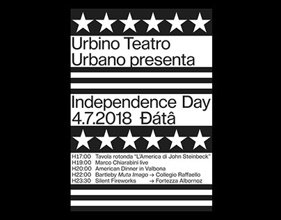 Urbino Teatro Urbano — Independence Day