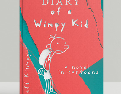 Reconstruct/Redesign book cover (Diary of a Wimpy Kid)