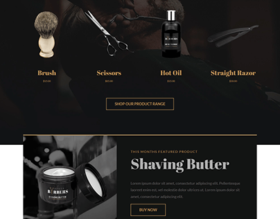 Barber shops WebSite