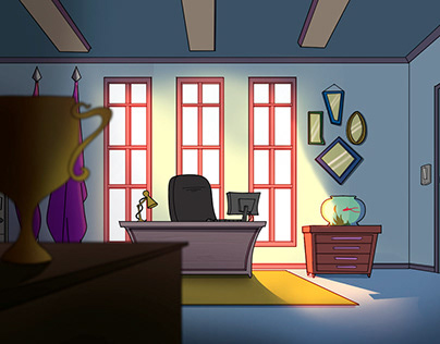 Sala do Diretor background animation