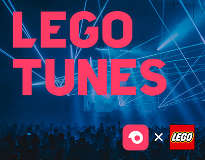 Lego Tunes festival - landing page