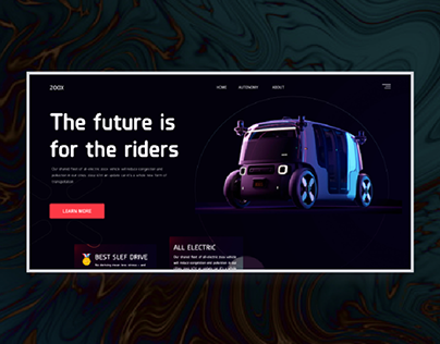 ZOOX Landing Page redesign