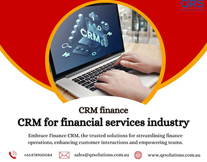 CRM finance | CRM for financial services industry