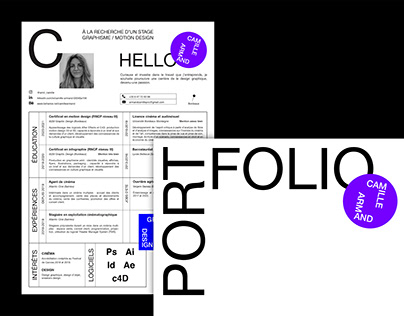 Portfolio / Self Branding