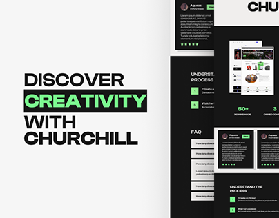 Churchill Designs | Landing Page [UI/UX]