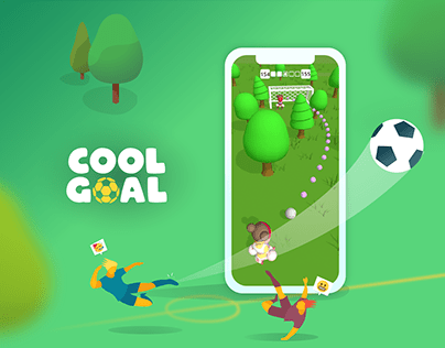 Cool Goal! UI for the hyper-casual hit game