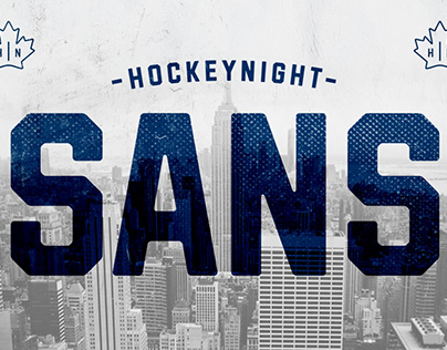 Hockeynight Sans – Typeface