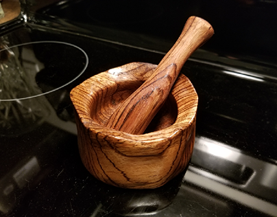 zebrawood mortar and pastel