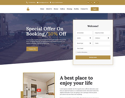 hotel booking template