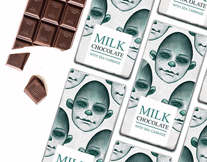 Illustration for chocolate packaging
