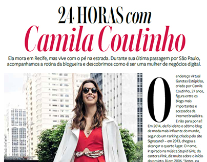 24h com Camila Coutinho - Revista Estilo JUN/15