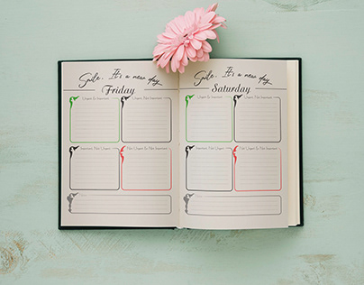 Printable 7 days Planner , Daily Planner, Stephen Covey