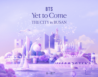 BTS YTC THE CITY in BUSAN Poster graphic