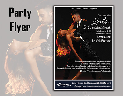Salsa Dance Party Flyer