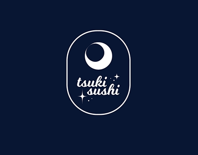 Tsuki Sushi Logo Design