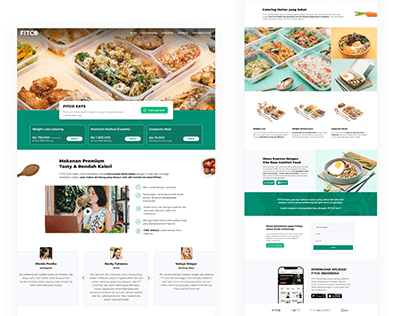 Landing Page for Fitco Eats Promo