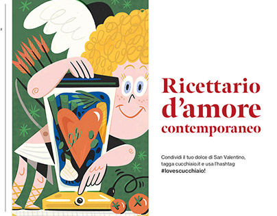 A Contemporary Love Recipes book - Cucchiaio D'Argento