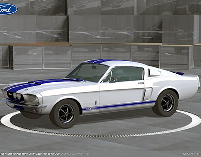 1967 Ford Mustang Shelby Cobra GT500, Wimbledon White