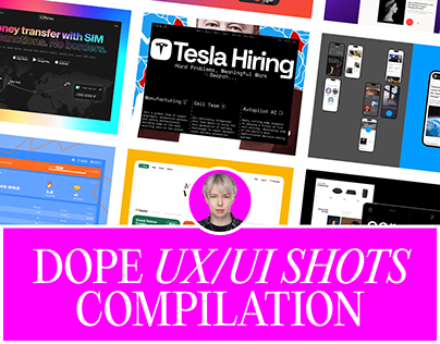 Dope UX/UI Shots Compilation 2022