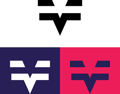 V letter logo