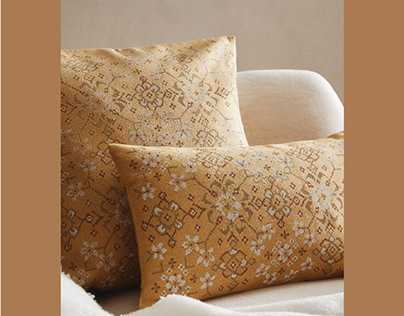 Floral Print Cushion Cover