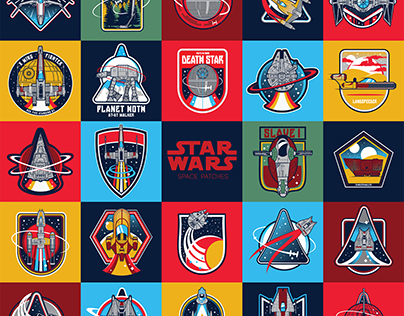 STAR WARS space patches