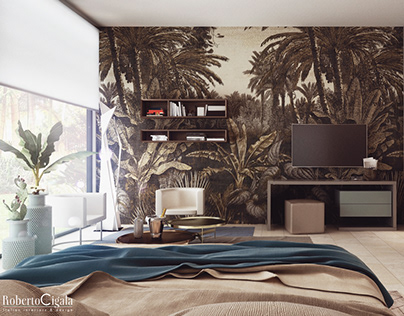 Tropical bedroom