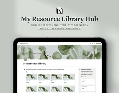 Notion Resource Library Hub