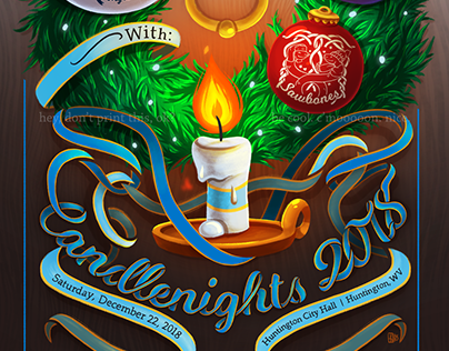 Poster Design // Candlenights 2018