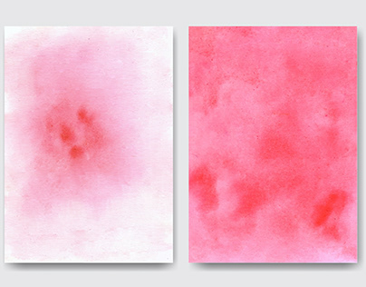 Soft and hard pink watercolor background