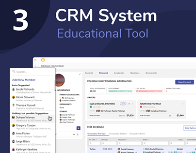 CRM System. Educational Tool