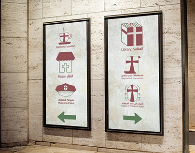 " Sign System for The Coptic Museum "