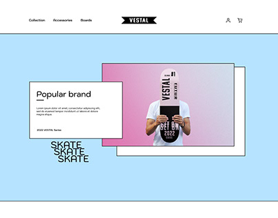 Project thumbnail - Web Design - Skate shop