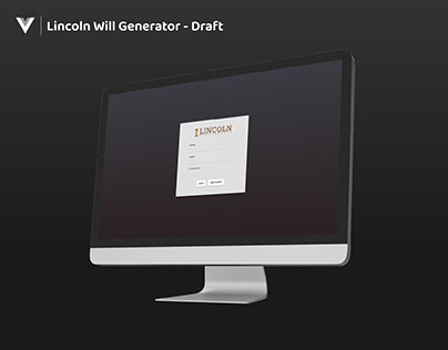 Website Design - Lincoln Will Generator (draft)
