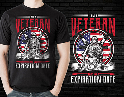 American veteran T-Shirt design